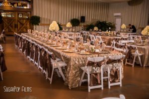 barn wedding reception details