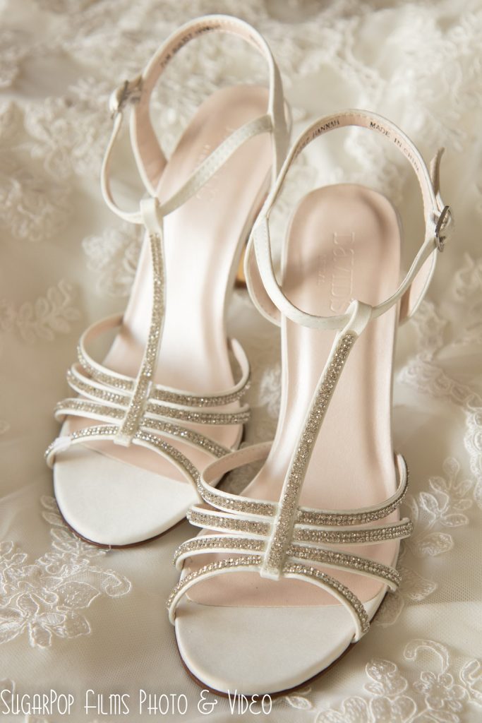 Orlando Wedding Photographer Crystal Ballroom Bride shoes