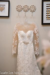 Orlando Wedding Photographer Crystal Ballroom wedding dress