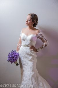 Orlando Wedding Photographer Crystal Ballroom Bride portrait