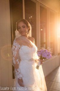 Orlando Wedding Photographer Crystal Ballroom Bride Sunflare