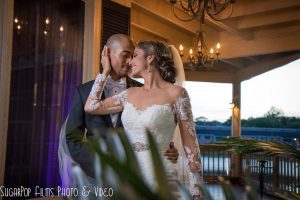Orlando Wedding Photographer Crystal Ballroom Bride embrace