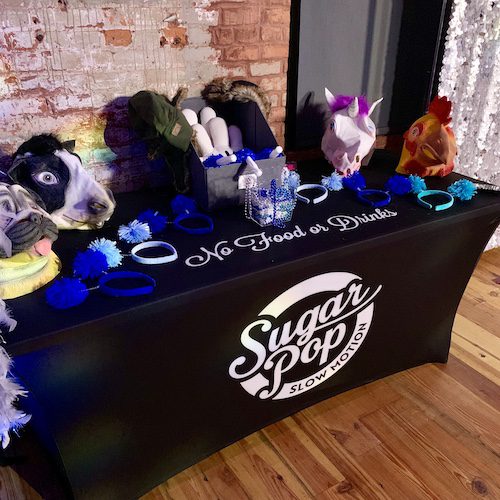 SugarPop Slow Motion Booth Orlando props