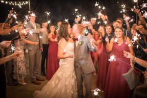 Orlando Science Center Wedding Venue sparklers