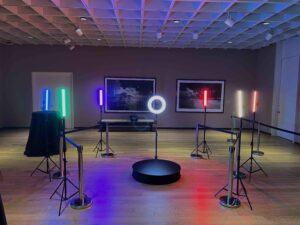 360 Booth Orlando Museum of Art Event Set up